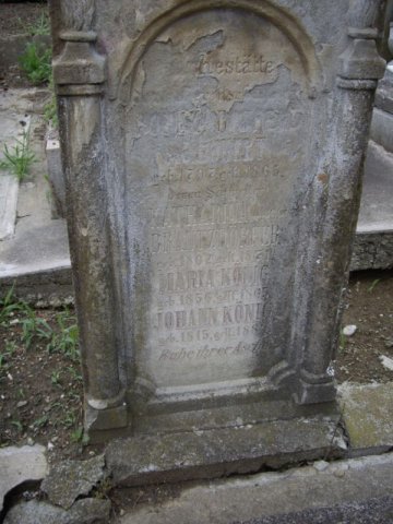 Koenig Johann 1815-1884 Grabstein